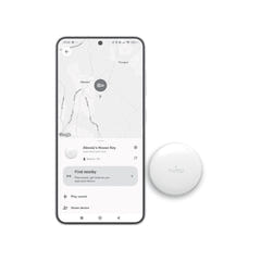 Puro Find Me Mini Dual Smart Tracker - Apple Find My & Android Find Hub - Hvid