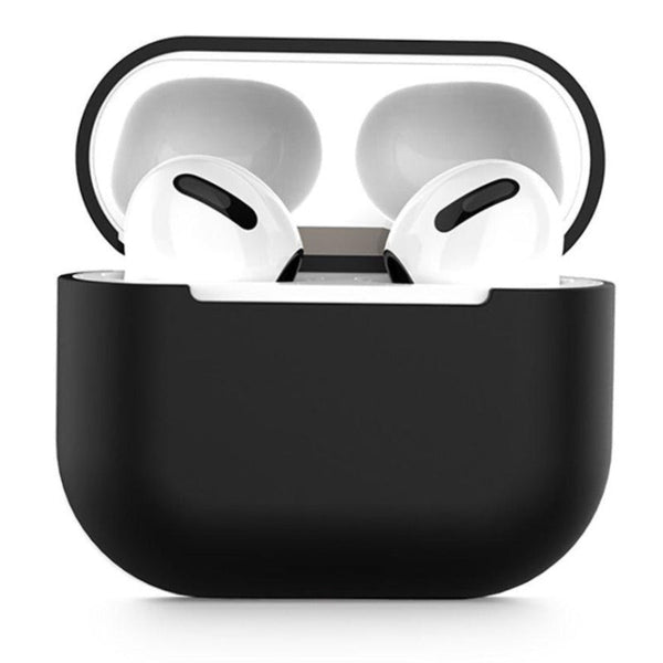 Men Quilt Juster AirPods (3. gen.) Tech-Protect Icon "2" Silikone Cover - Sort | AirPods (3.  gen.) | TABLETCOVERS.DK