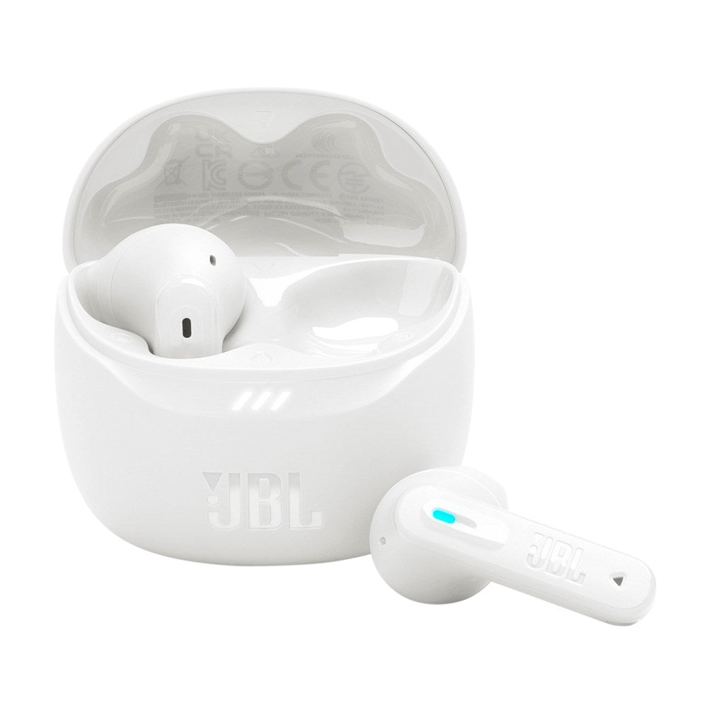 JBL TUNE FLEX 2 - True Wireless Headset In-Ear - Adaptiv Støjreduktion - Hvid