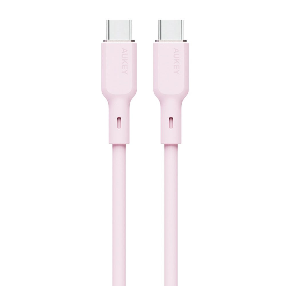 Aukey CB-SCC101 100W USB-C til USB-C Kabel - 1m - Lyserød