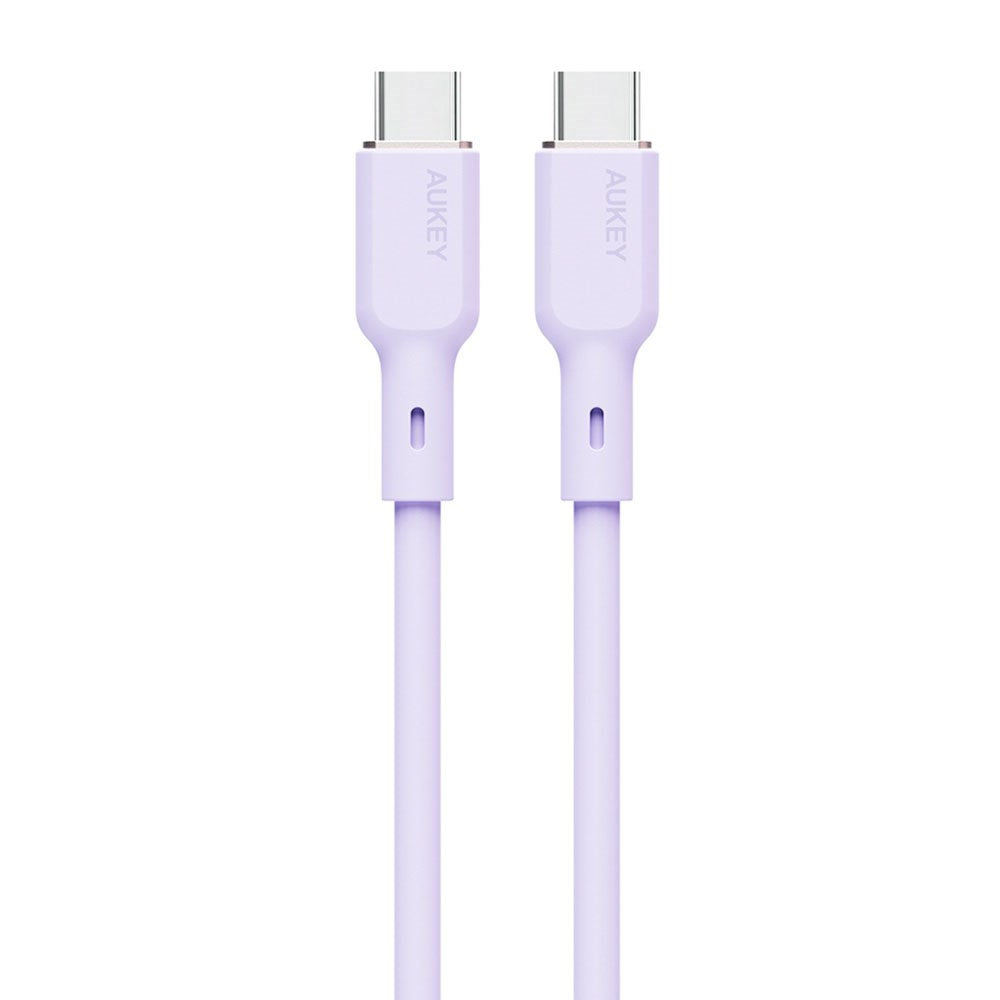 Aukey CB-SCC101 100W USB-C til USB-C Kabel - 1m - Lilla