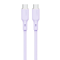 Aukey CB-SCC101 100W USB-C til USB-C Kabel - 1m - Lilla