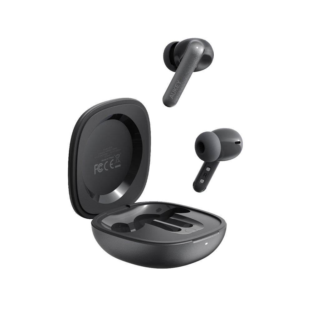 Aukey EP-B2 True Wireless Høretelefoner BEYOND ELITE m. ANC - In-Ear - Grå