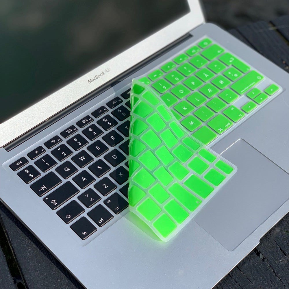 Philbert MacBook Pro 17" / Pro 15" Retina / Pro 15" / Pro 13" Retina / Pro 13" / Air 13" / Air 11" Keyboard Cover m. Dansk Tastatur - Grøn