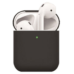 Apple AirPods (1. & 2. gen.) Ultra Tyndt Silikone Cover - Sort