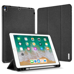 iPad Air (2019) / iPad Pro 10.5" Cover - DUX DUCIS Domo Series Tri-fold Læder Cover - Mørkegrå
