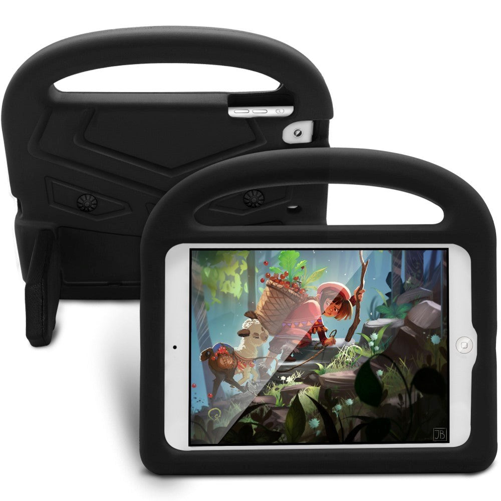 iPad Mini 4 / iPad Mini (2019) Børne cover - Sparrow Kickstand Cover - Sort