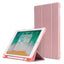 iPad 9.7 (2018-2017) / iPad Air / iPad Air 2 Tri-Fold Læder Cover m. Apple Pencil Holder - Rose Gold