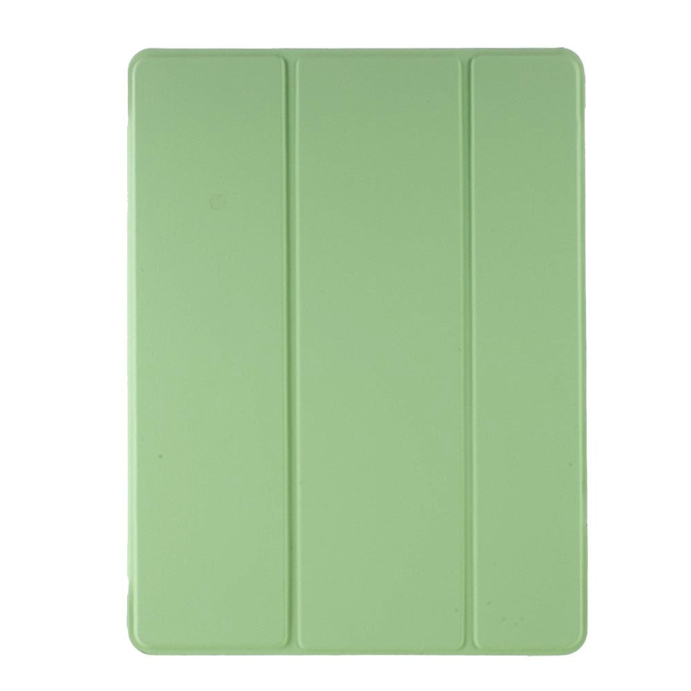 iPad 9.7 (2018-2017) / iPad Air / iPad Air 2 Tri-Fold Læder Cover m. Apple Pencil Holder - Grøn
