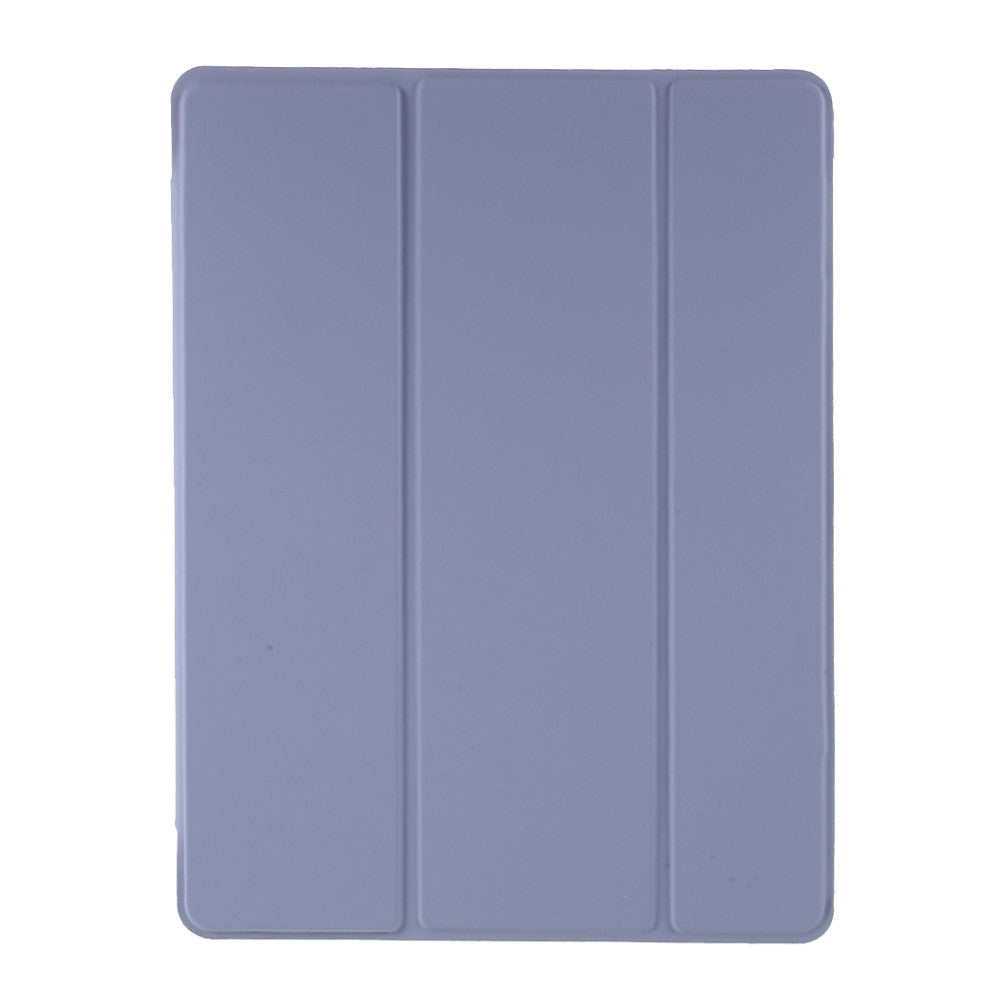 iPad 9.7 (2018-2017) / iPad Air / iPad Air 2 Tri-Fold Læder Cover m. Apple Pencil Holder - Lavendel