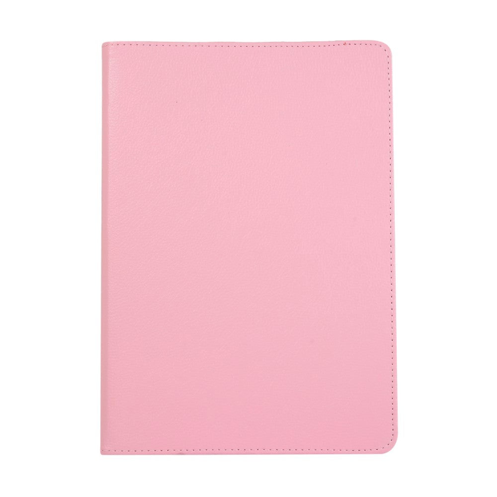 iPad 10.2" (2021 / 2020 / 2019) Klassisk Læder Cover m. 360⁰ Ståfunktion - Lyserød