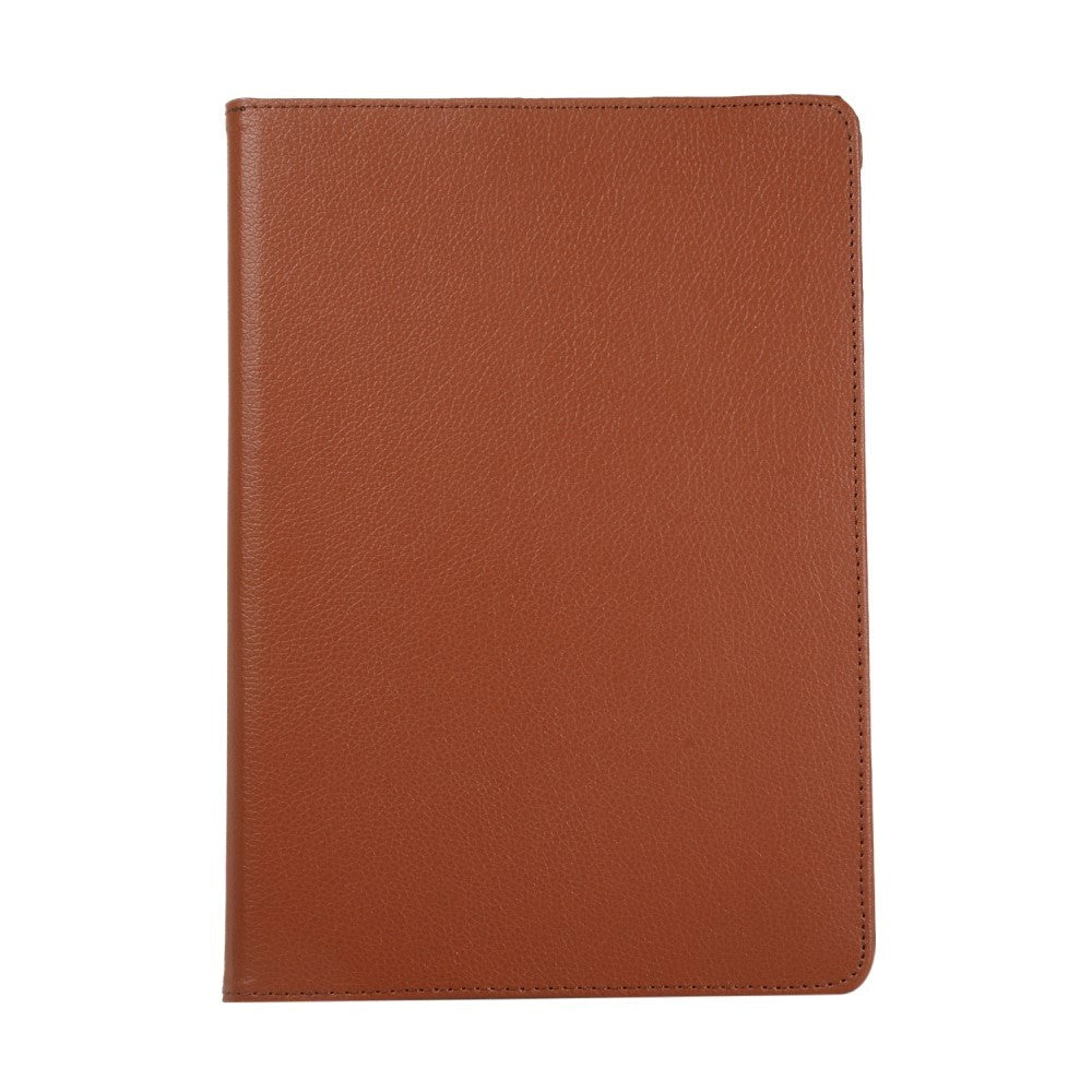 iPad 10.2" (2021 / 2020 / 2019) Klassisk Læder Cover m. 360⁰ Ståfunktion - Brun