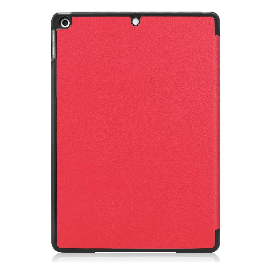 iPad 10.2" (2021 / 2020 / 2019) Tri-Fold Læder Cover - Rød