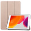 iPad 10.2" (2021 / 2020 / 2019) Tri-Fold Læder Cover - Guld