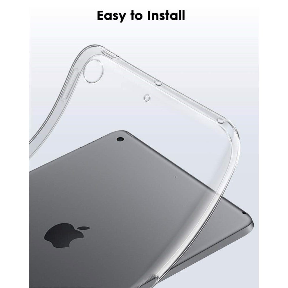 iPad 10.2" (2021 / 2020 / 2019) Fleksibelt Plastik Cover - Gennemsigtig