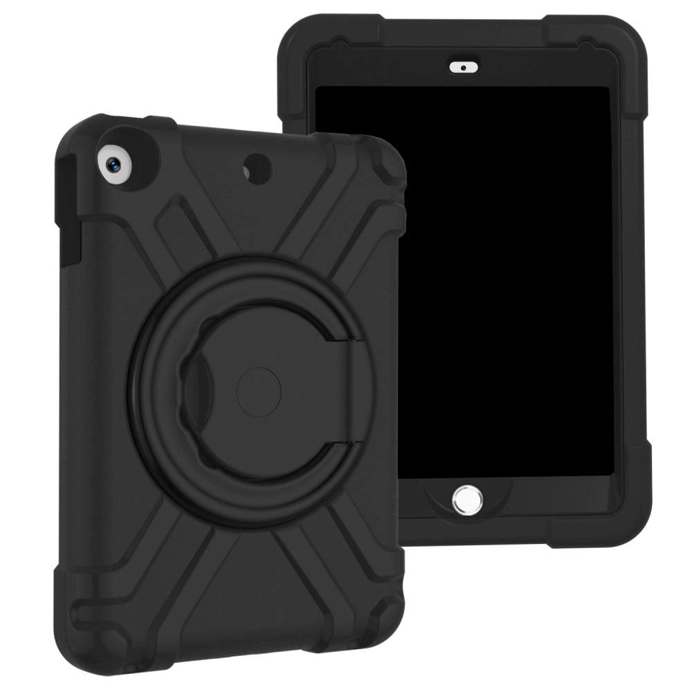 iPad 10.2" (2021 / 2020 / 2019) Børne Cover m. 360° Stand & Håndtag - Sort