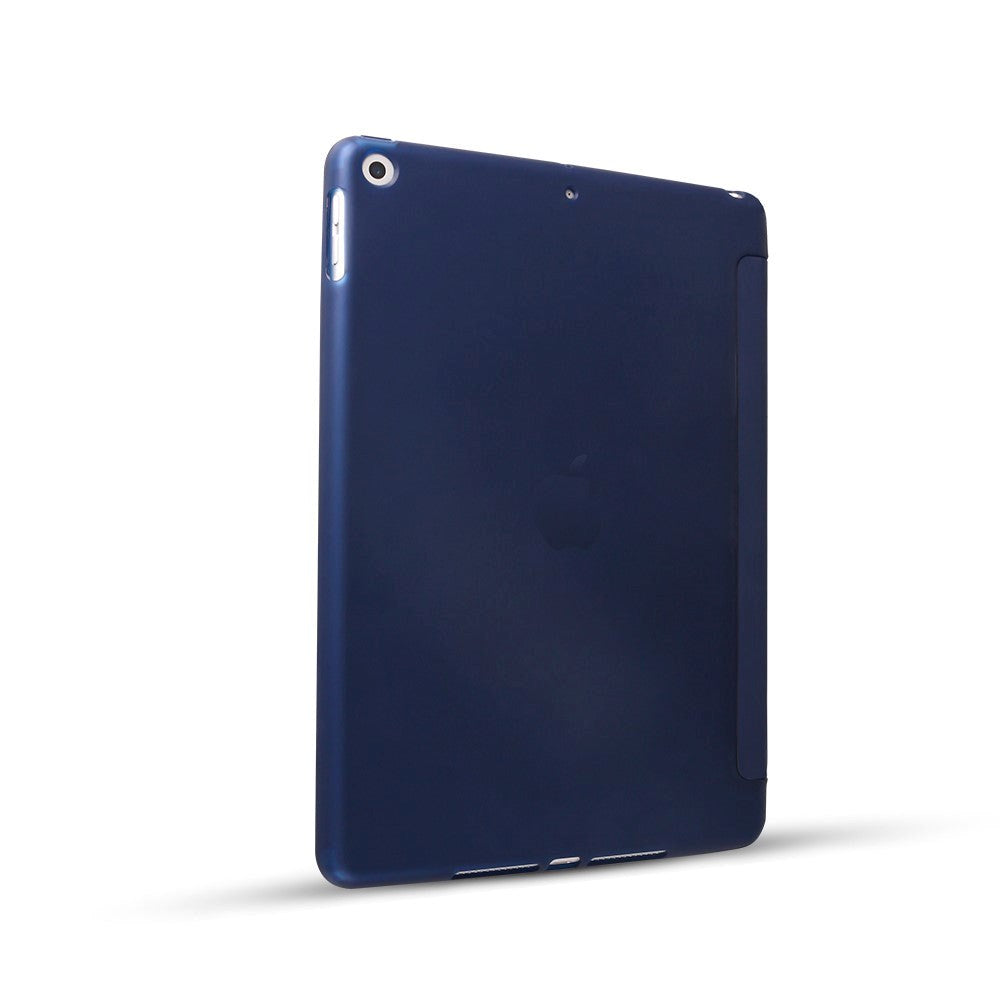 iPad 10.2" (2021 / 2020 / 2019) Cover - Fleksibelt Origami Cover - Mørkeblå