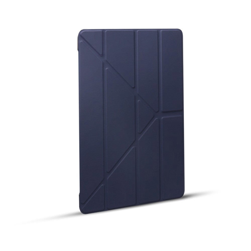 iPad 10.2" (2021 / 2020 / 2019) Cover - Fleksibelt Origami Cover - Mørkeblå