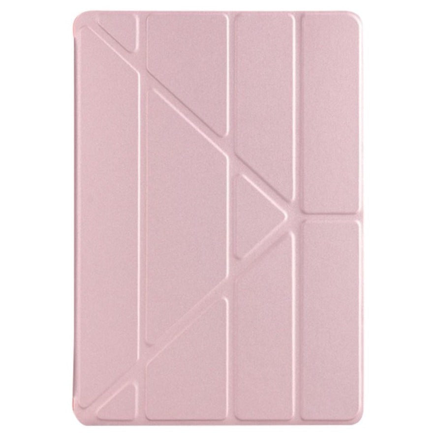 iPad 10.2" (2021 / 2020 / 2019) Cover - Fleksibelt Origami Cover - Rose Gold