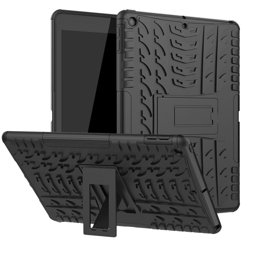 EIDERWOOD iPad 10.2" (2021 / 2020 / 2019) Håndværker Cover m. Dæk Design & Ståfunktion - Sort