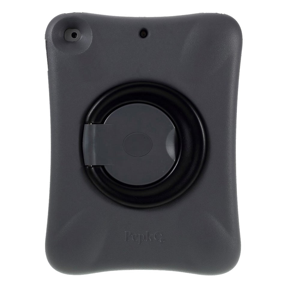 iPad 10.2" (2021 / 2020 / 2019) Pepkoo Shockproof Cover m. 360 Graders Standerfunktion - Grå