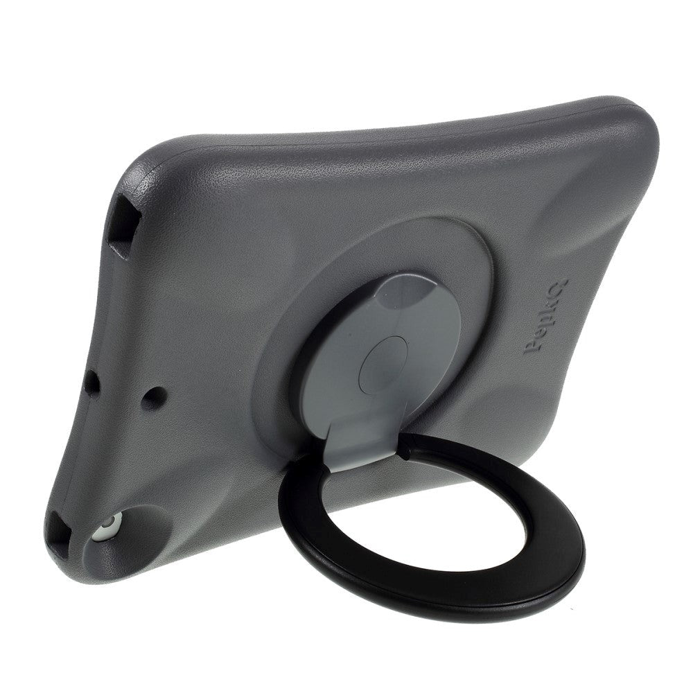 iPad 10.2" (2021 / 2020 / 2019) Pepkoo Shockproof Cover m. 360 Graders Standerfunktion - Grå