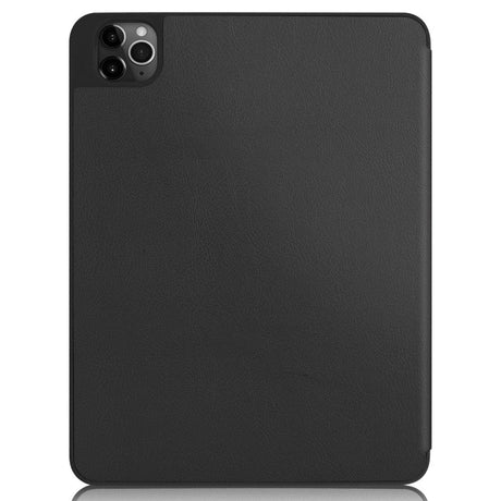 iPad Air 11-10.9" (2026-2020) / Pro 11" (2022-2018) Tri-Fold Læder Cover m. Apple Pencil Holder - Sort