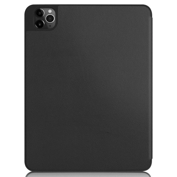 iPad Air 11-10.9" (2026-2020) / Pro 11" (2022-2018) Tri-Fold Læder Cover m. Apple Pencil Holder - Sort