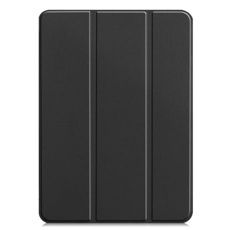 iPad Pro 12.9" (2022-2018) / Air 13" (2026-2024) Læder Cover m. Stand og Wake-up Funktion - Sort