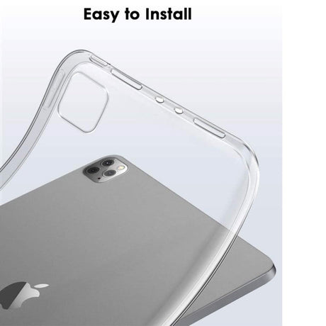 iPad Pro 12.9" (2022 / 2021 / 2020 / 2018) Bagside Cover - Clear TPU Cover - Gennemsigtig