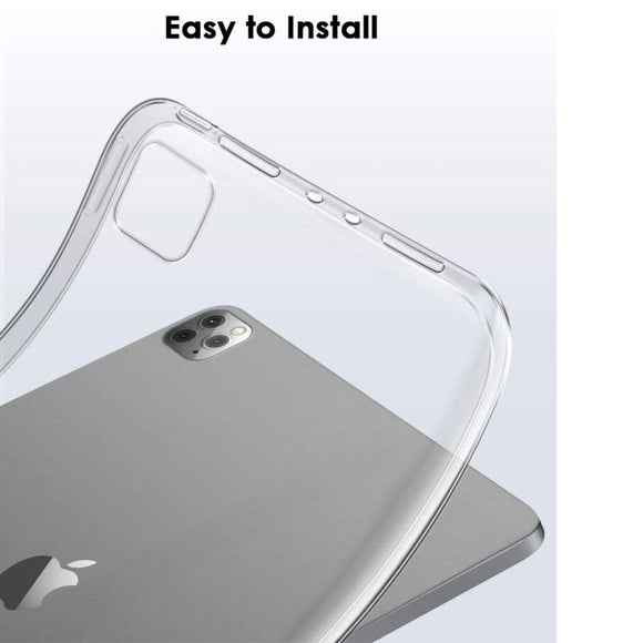 iPad Pro 12.9" (2022 / 2021 / 2020 / 2018) Bagside Cover - Clear TPU Cover - Gennemsigtig