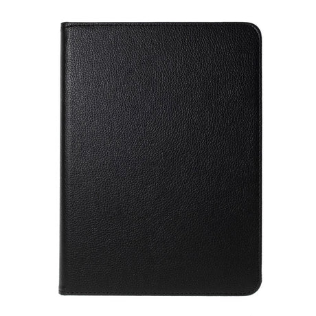 iPad Air 11-10.9" (2026-2020) / Pro 11" (2022-2018) Læder Cover m. 360 Graders Standerfunktion - Sort