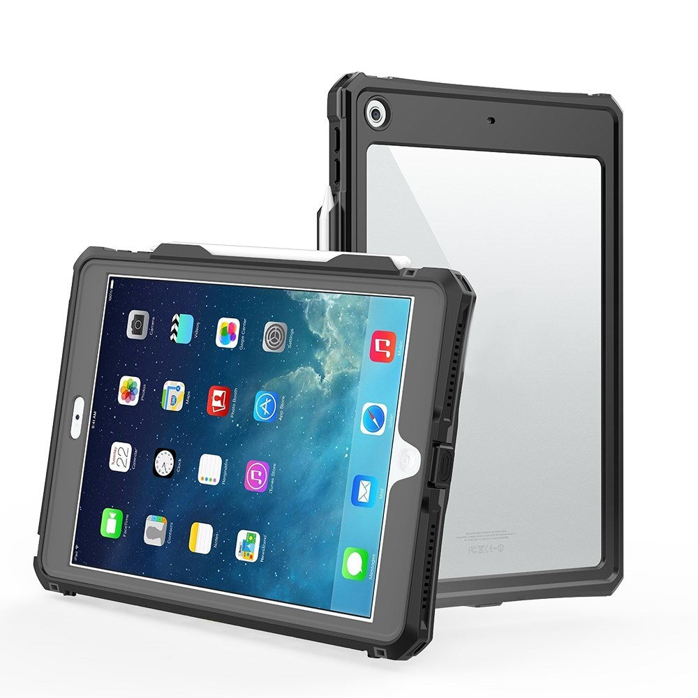 iPad 10.2" (2021 / 2020 / 2019) EIDERWOOD Vandtæt Cover - Sort / Gennemsigtig