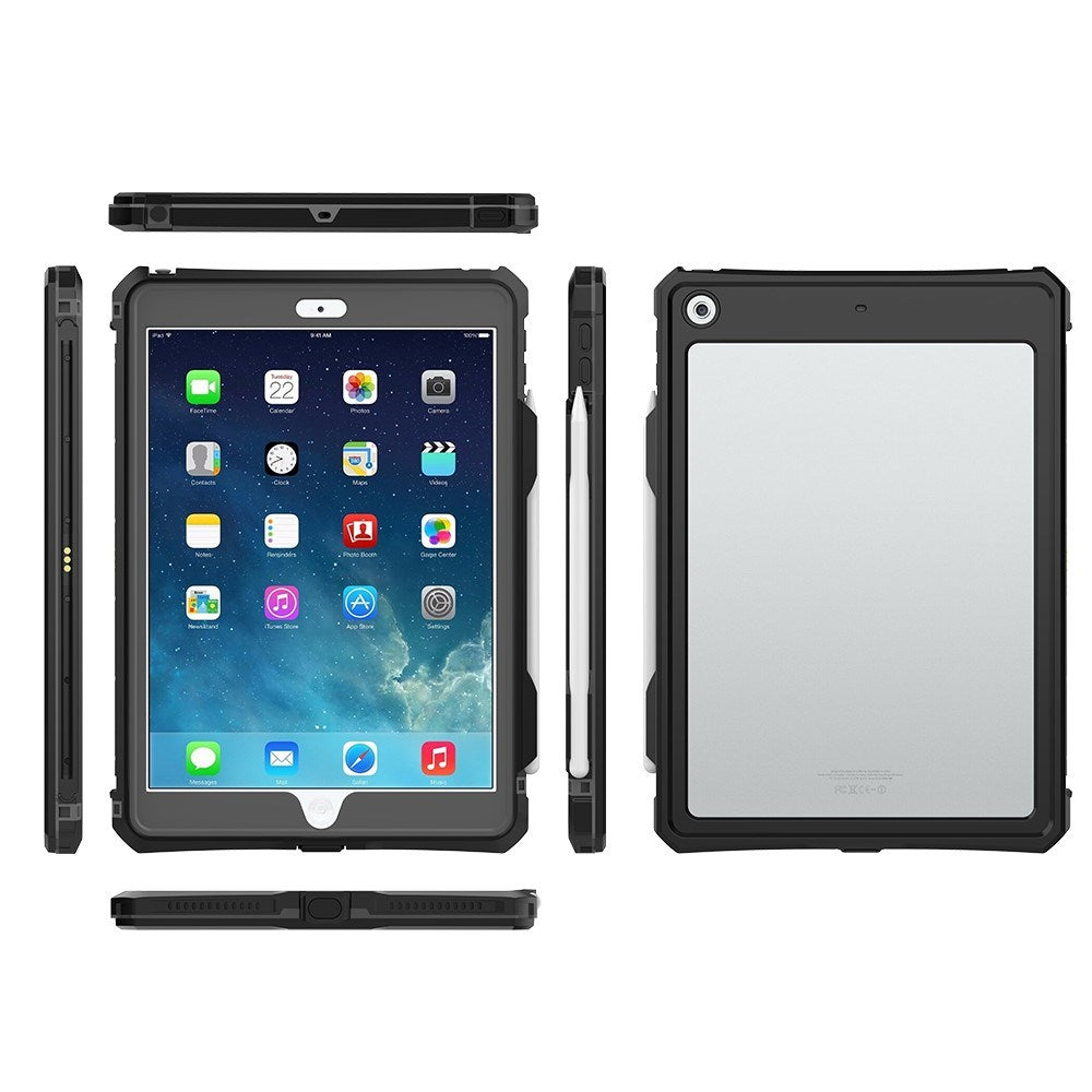 iPad 10.2" (2021 / 2020 / 2019) EIDERWOOD Vandtæt Cover - Sort / Gennemsigtig