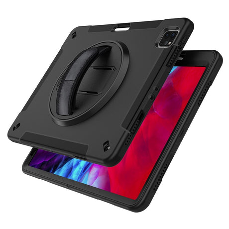 EIDERWOOD iPad Air 13" (2026 / 2025 / 2024) / Pro 12.9" (2022 / 2021 / 2020 / 2018) Håndværker Cover med Apple Pencil Holder & Skulderstrop - Sort
