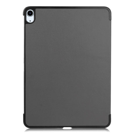 EIDERWOOD iPad Air 11-10.9" (2026-2020) Litchi Tri-Fold Læder Cover - Grå