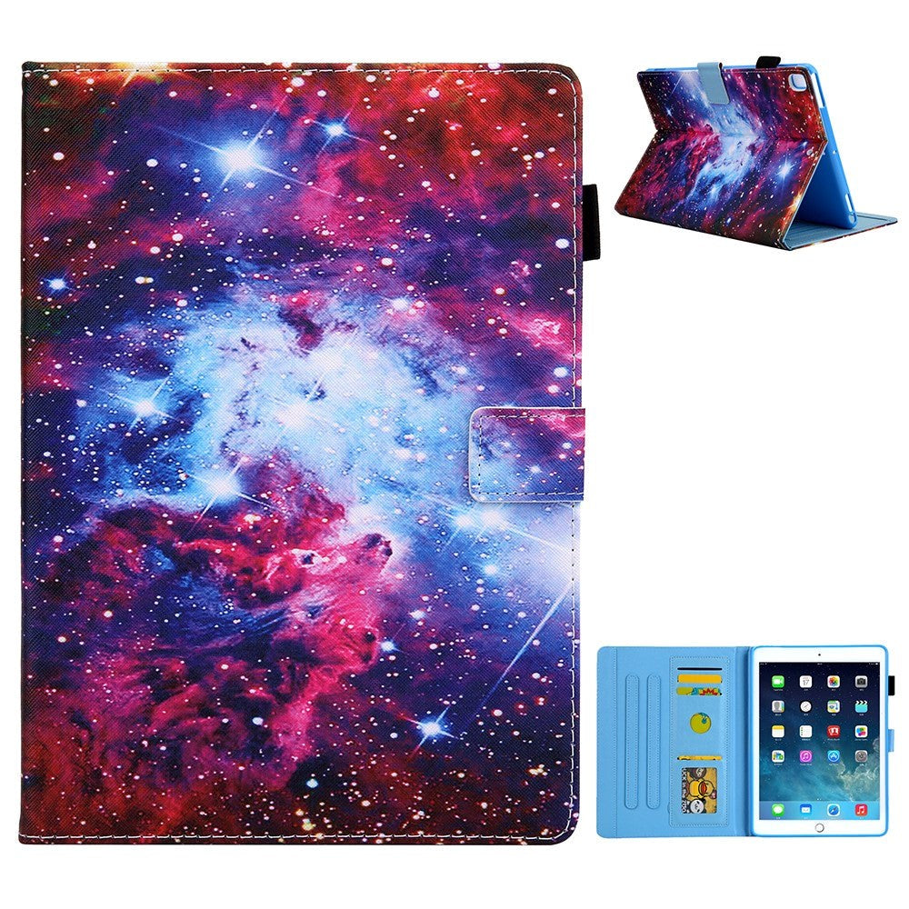 iPad 10.2" (2021 / 2020 / 2019) / Air (2019) / Pro 10.5" Læder Cover m. Stand - Galakse