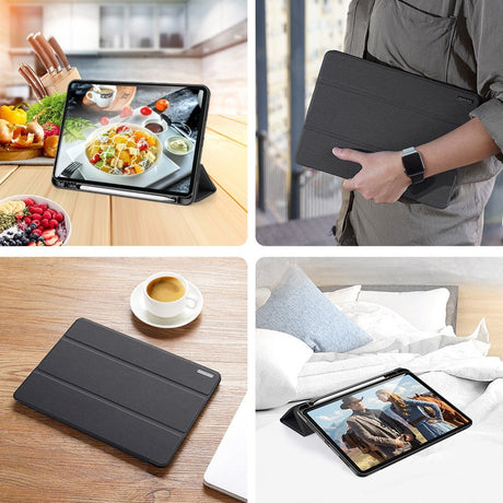 iPad Pro 11" (2022 / 2021 / 2020 / 2018) Cover - DUX DUCIS DOMO Series Quality Case - Sort