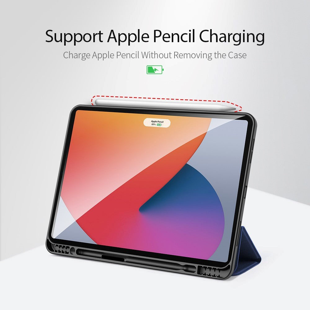 iPad Pro 12.9" (2022 / 2021 / 2020 /2018) Cover - DUX DUCIS DOMO Series Quality Case - Blå