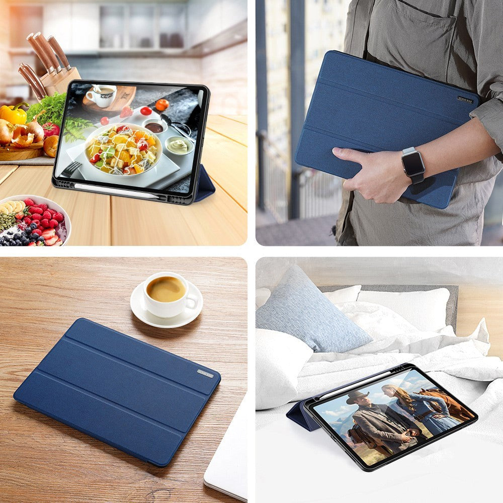 iPad Pro 12.9" (2022 / 2021 / 2020 /2018) Cover - DUX DUCIS DOMO Series Quality Case - Blå