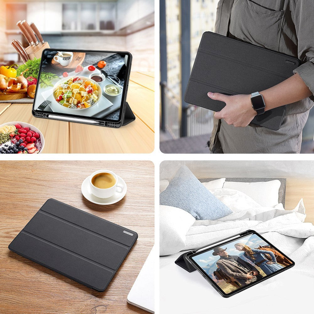iPad Pro 12.9" (2022 / 2021 / 2020 / 2018) Cover - DUX DUCIS DOMO Series Quality Case - Sort