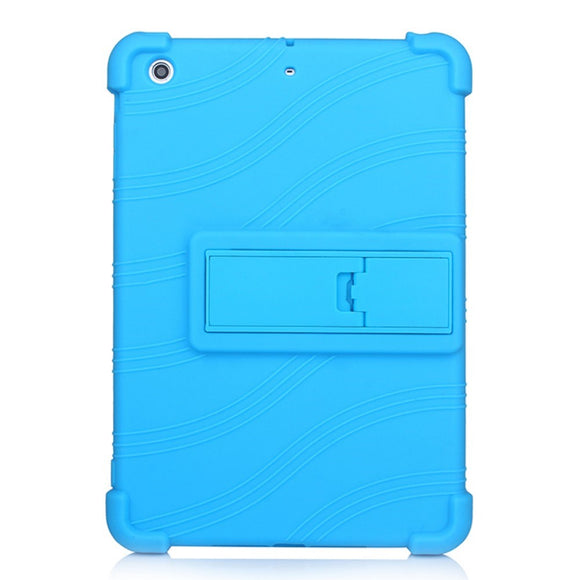 EIDERWOOD iPad Mini 3 / 2 / 1 Silikone Cover m. Kickstand - Blå