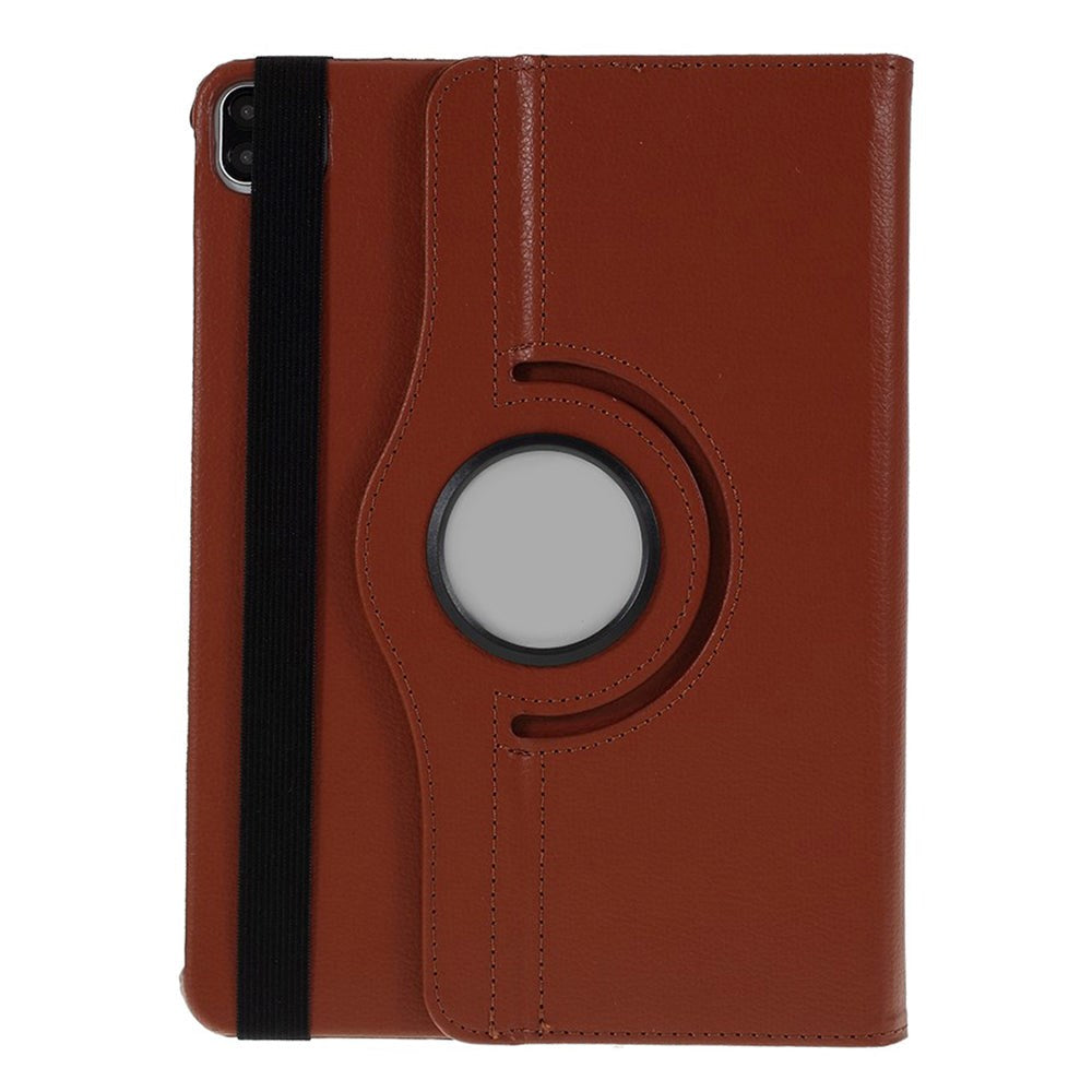 iPad Pro 12.9" (2022 / 2021 / 2020 / 2018) Læder Cover m. 360 Graders Standerfunktion - Brun