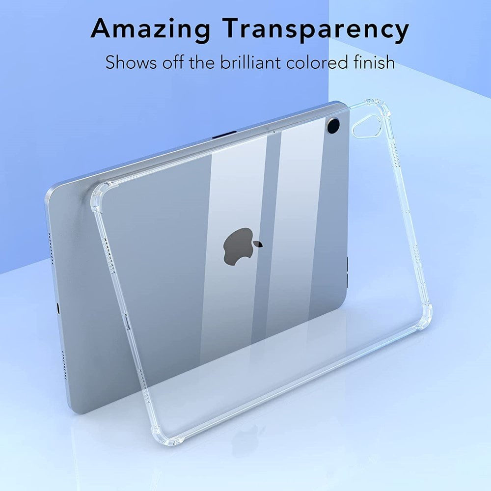 iPad Mini (2024 / 2021) Fleksibelt TPU Plast m. Skærmbeskyttelse - Gennemsigtig