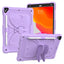 iPad 10.2" (2021 / 2020 / 2019) Børne cover - Butterfly Kickstand Cover - Lilla