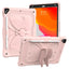iPad 10.2" (2021 / 2020 / 2019) Børne cover - Butterfly Kickstand Cover - Lyserød