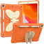 iPad 10.2" (2021 / 2020 / 2019) Børne cover - Butterfly Kickstand Cover - Orange & Grå
