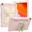 iPad 10.2" (2021 / 2020 / 2019) Børne cover - Butterfly Kickstand Cover - Lyserød & Grå