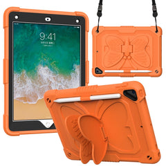 iPad (2018) / iPad (2017) / iPad Air 2 Børne Cover - Butterfly Kickstand Cover - Orange
