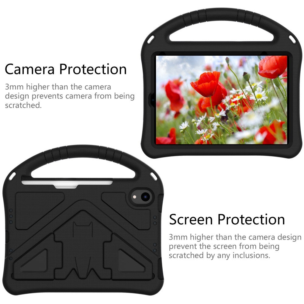 EIDERWOOD iPad mini (2024) / mini (2021) Børnecover m. Kickstand - Sort
